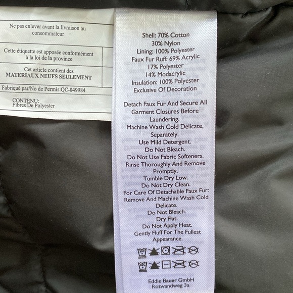 Eddie Bauer insulated winter coat - Picture 5 of 7